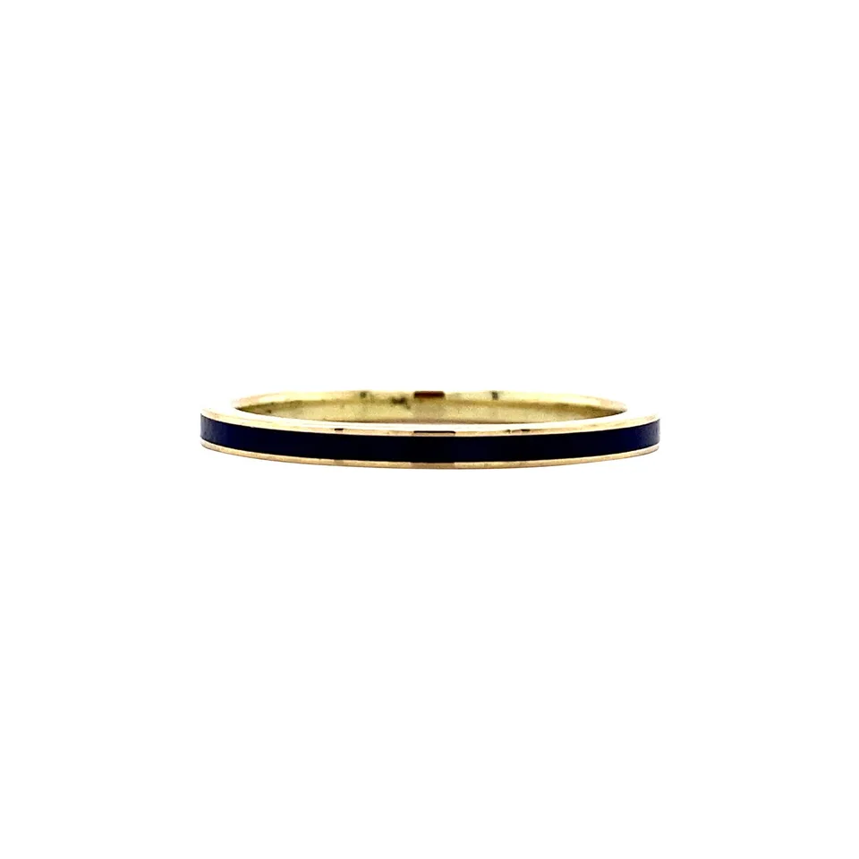 Vintage 14K Gold Ring with Enamel