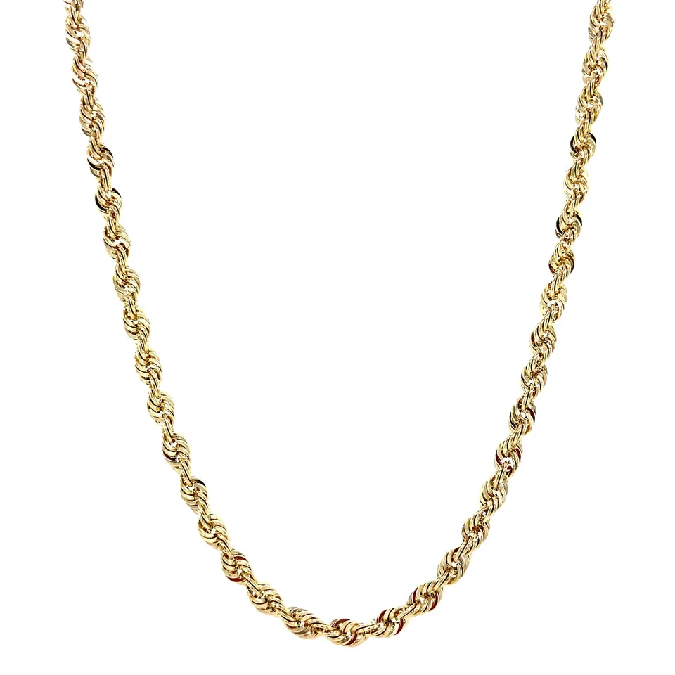 Vintage 14K Gold Necklace Rope 42.5 cm