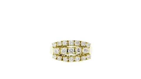 Vintage 14K Gold Ring with Diamond