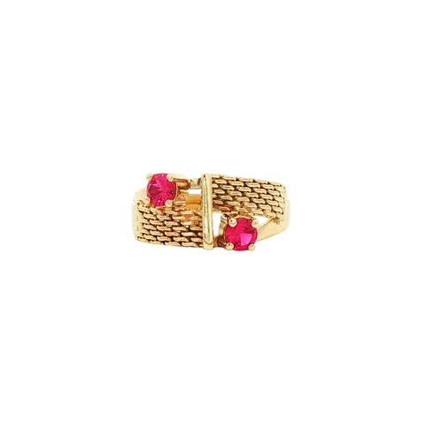 Vintage 14K Gold Ring with Ruby