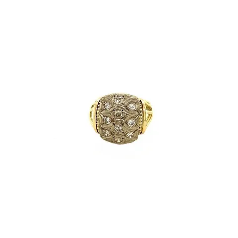 Vintage 14K Gold Ring with Diamond