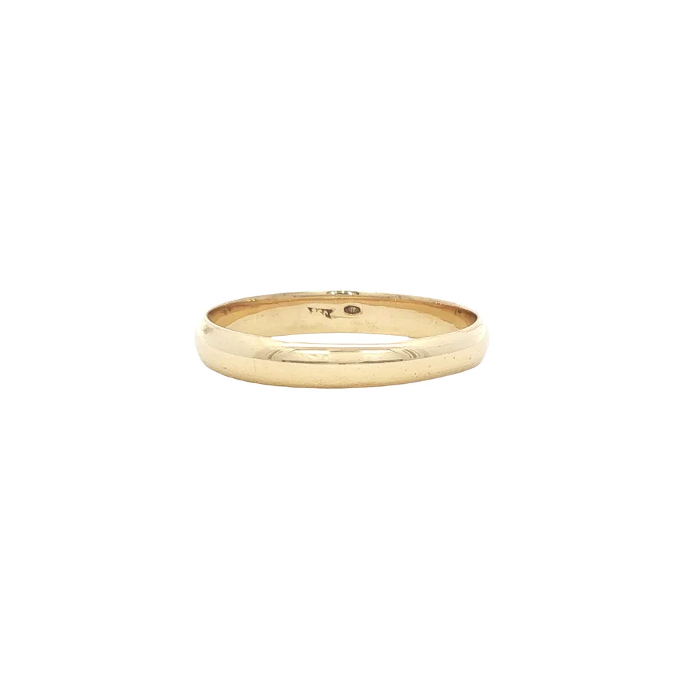 Vintage 14K Gold Smooth Ring