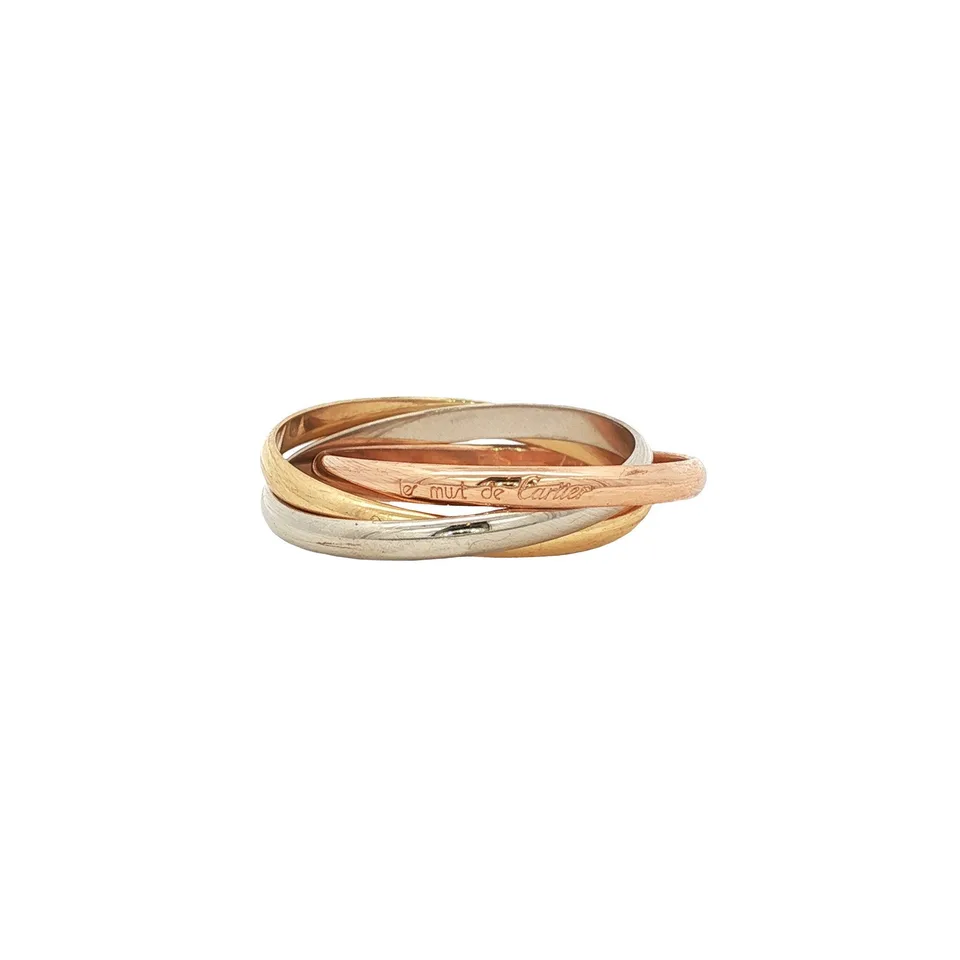 Vintage Cartier Trinity 18K Gold Ring
