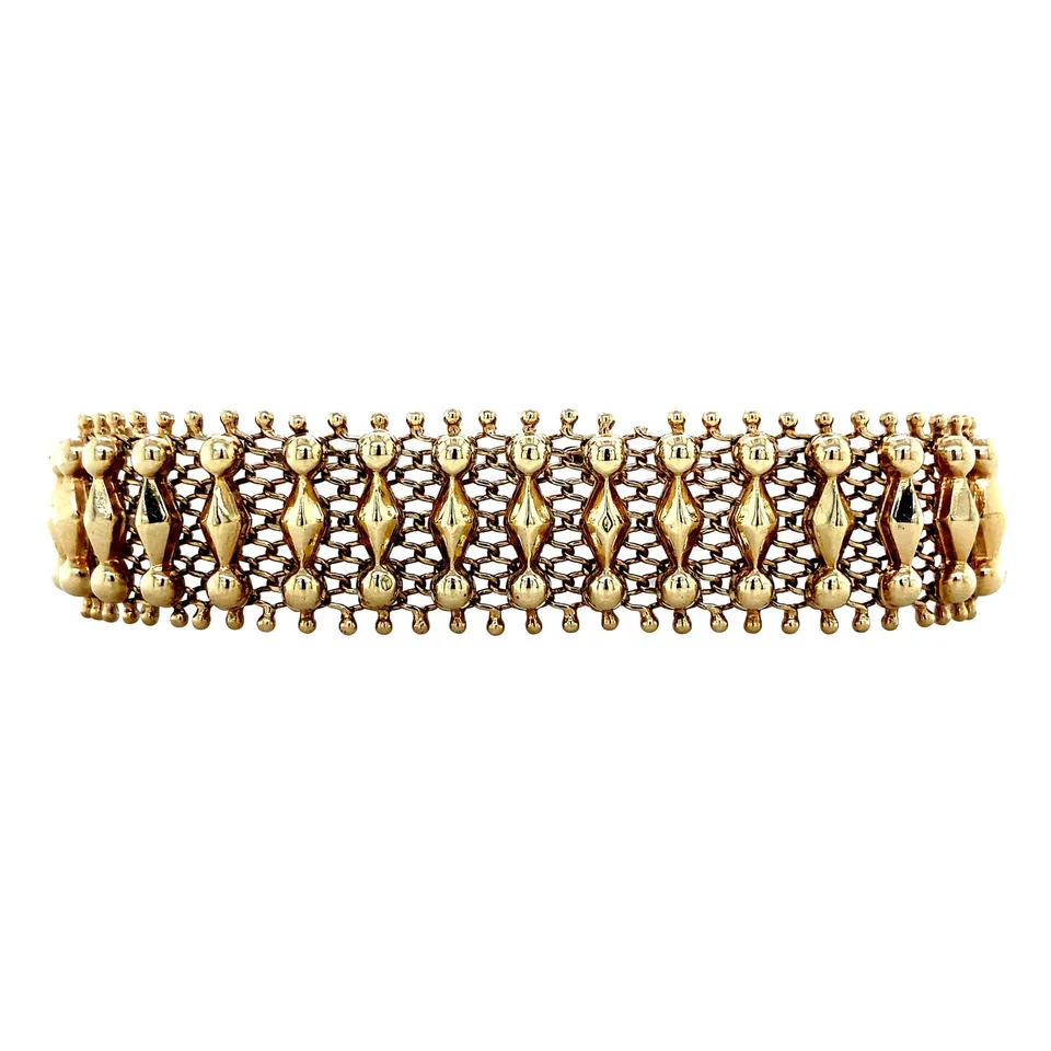 Vintage 14K Gold Fancy Bracelet