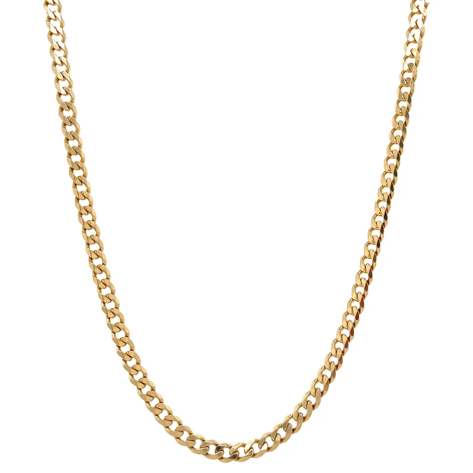 Vintage 14K Gold Necklace Curb 61 cm