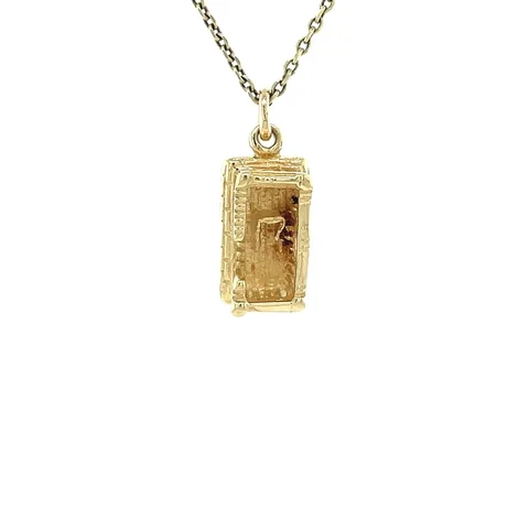 Vintage 14K Gold Acropolis Pendant