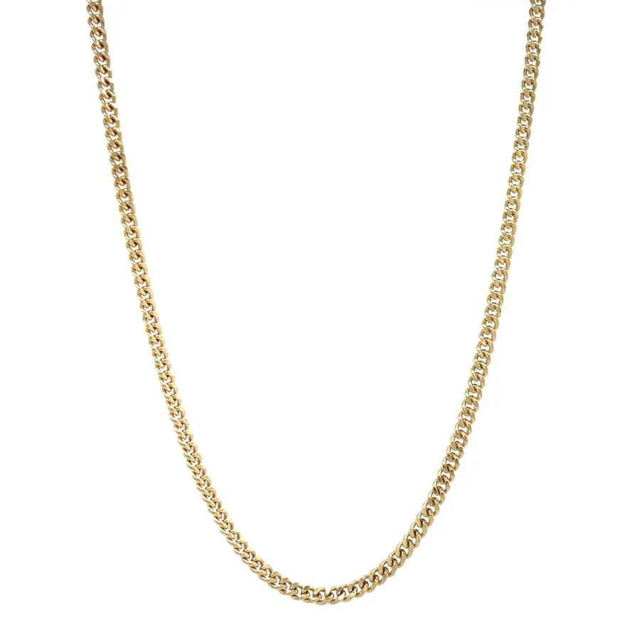 Vintage 14K Gold Curb Necklace