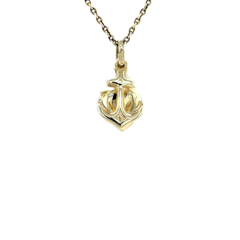 Vintage 14K Gold Faith, Hope and Love Pendant