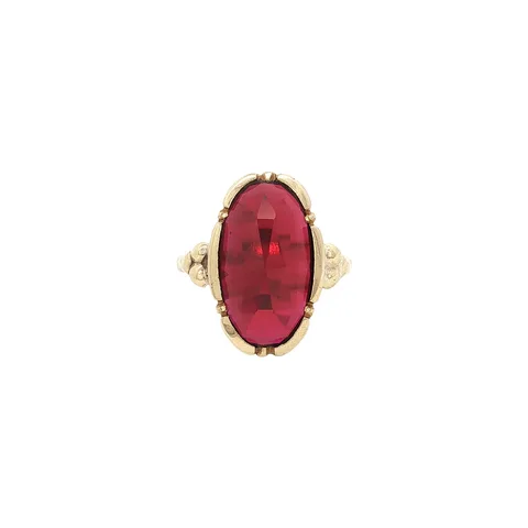 Vintage 14K Gold Ring with Ruby