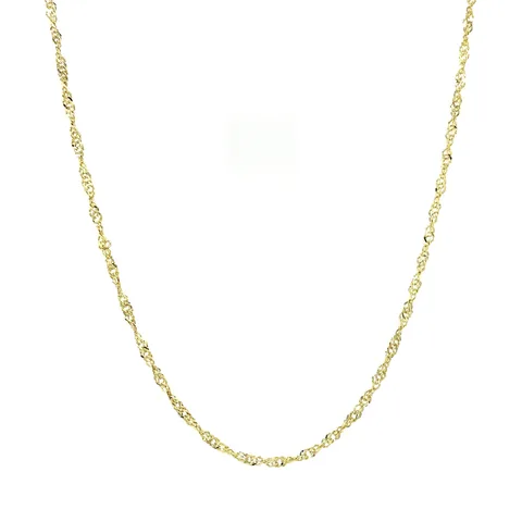 Vintage 14K Gold Necklace Singapore 45 cm