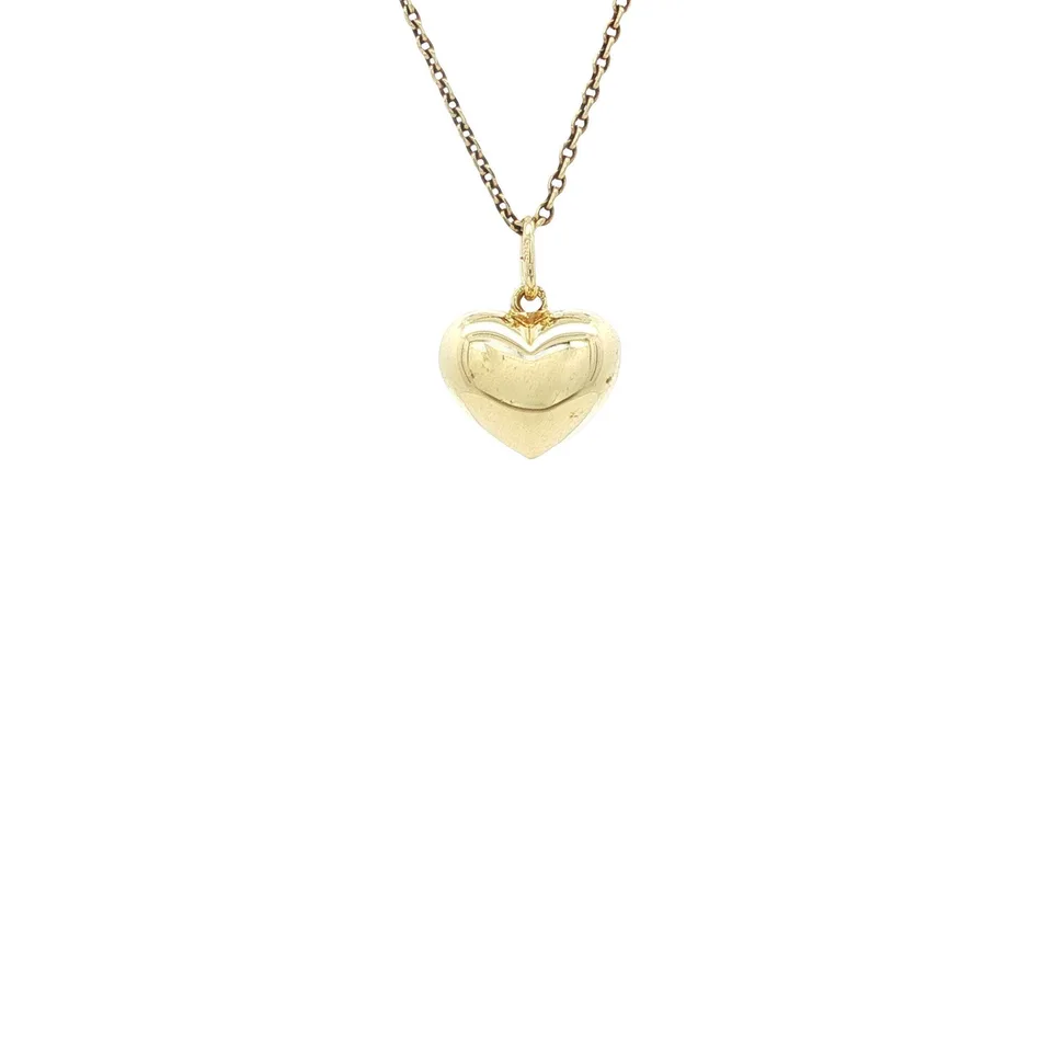 Vintage 14K Gold Heart Pendant