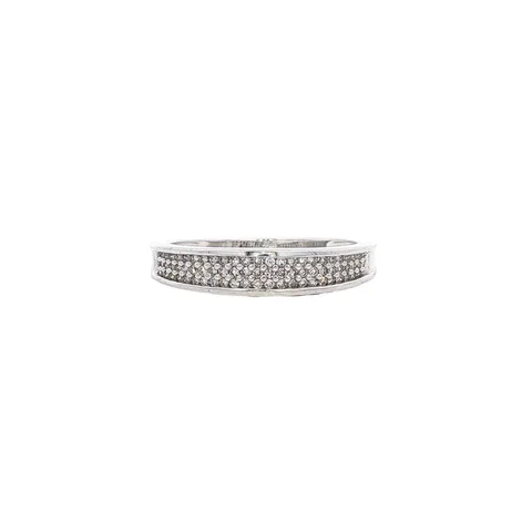 Vintage 14K White Gold Ring with Diamond