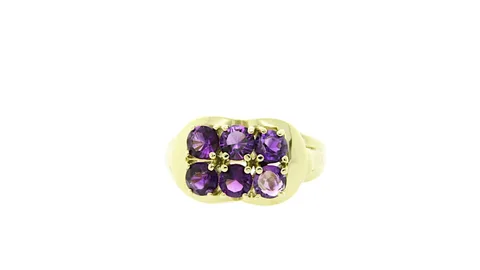 Vintage 14K Gold Ring with Amethyst