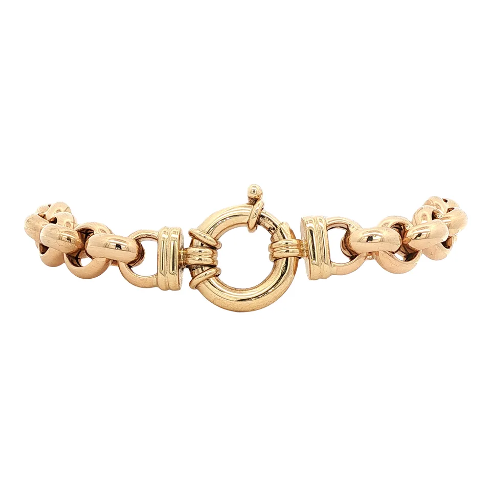 Vintage 14K Gold Jaseron Bracelet