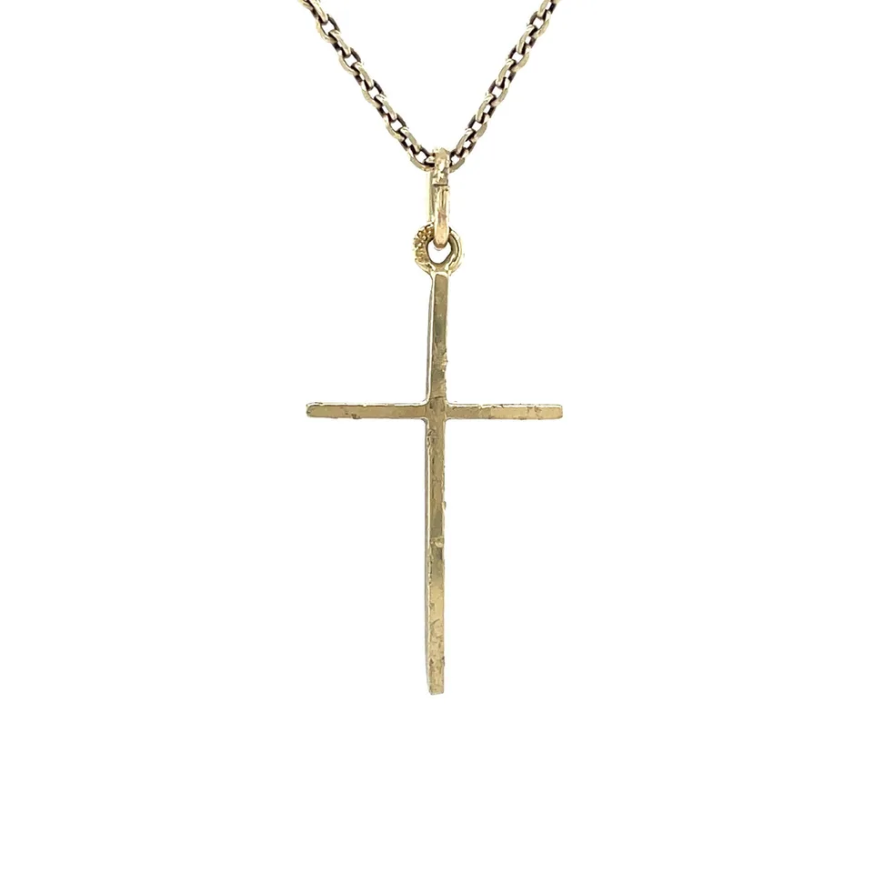 Vintage 14K Gold Cross Pendant
