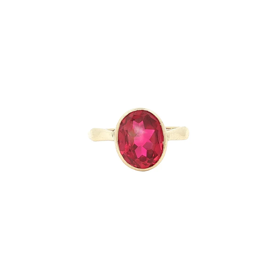 Vintage 14K Gold Ring with Ruby