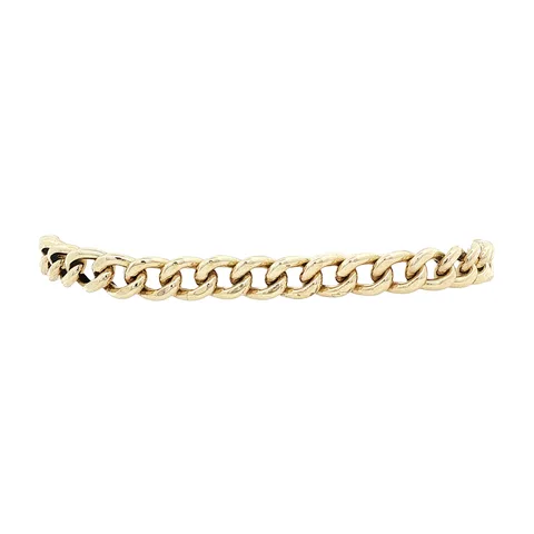 Vintage 14K Gold Curb Bracelet