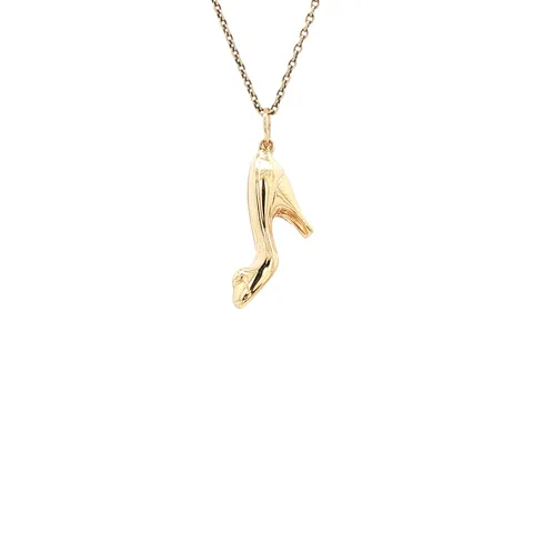 Vintage 14K Gold Heels Pendant