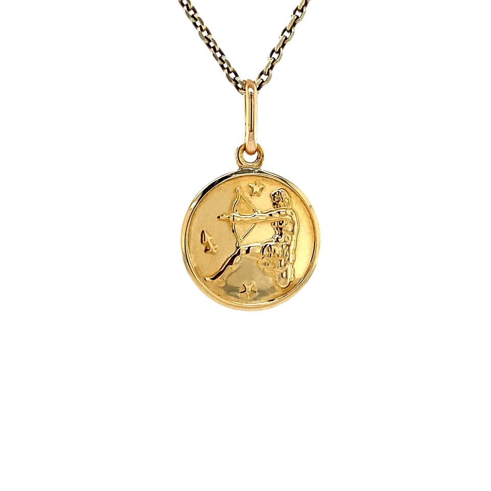 Vintage 18K Gold Cupido Pendant