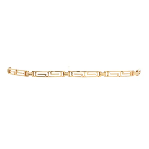 Vintage Meander 12K Gold Bracelet