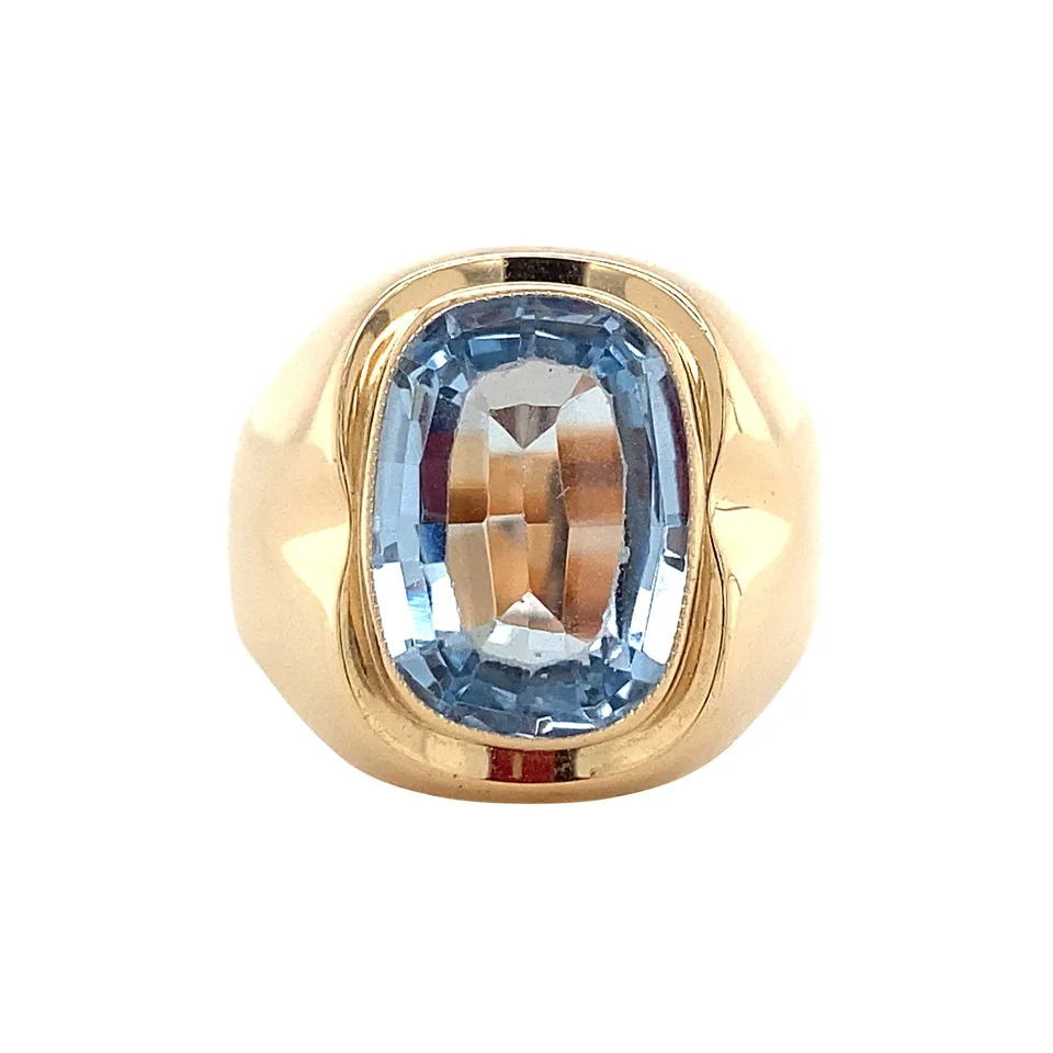 Vintage 14K Gold Ring with Spinel