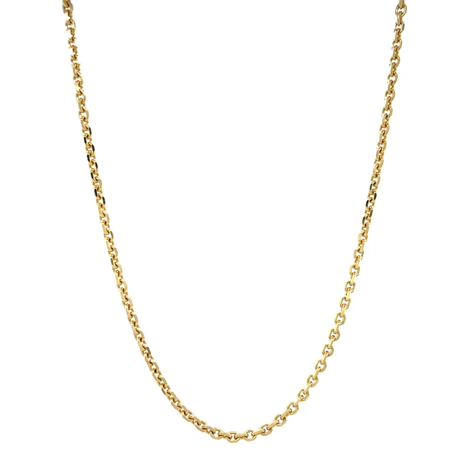 Vintage 14K Gold Anchor Necklace