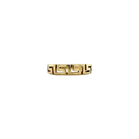 Vintage Meander 12K Gold Ring