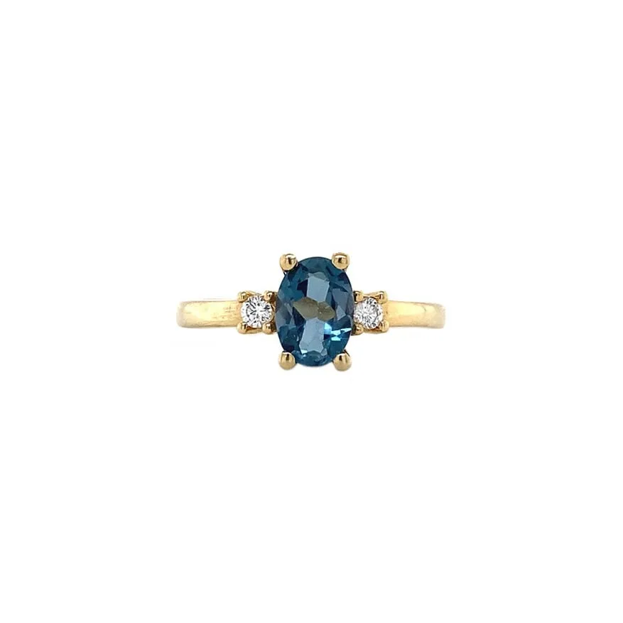 Vintage Grace 14K Gold Ring, London