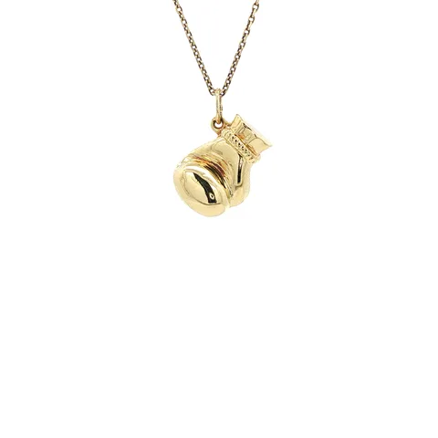 Vintage 14K Gold Boxing Glove Pendant