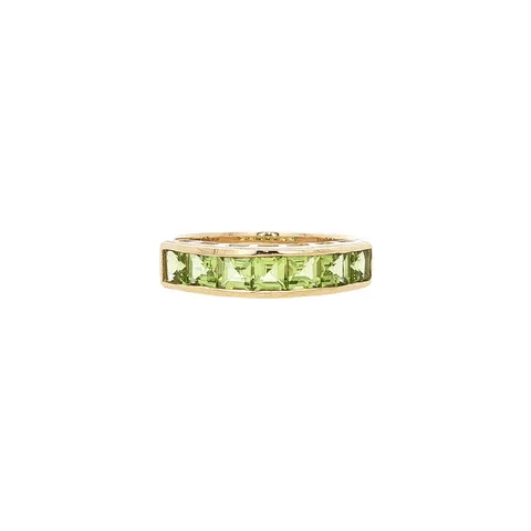 Vintage 9K Gold Ring with Peridot
