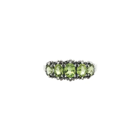 Vintage Sterling Silver Ring with Peridot