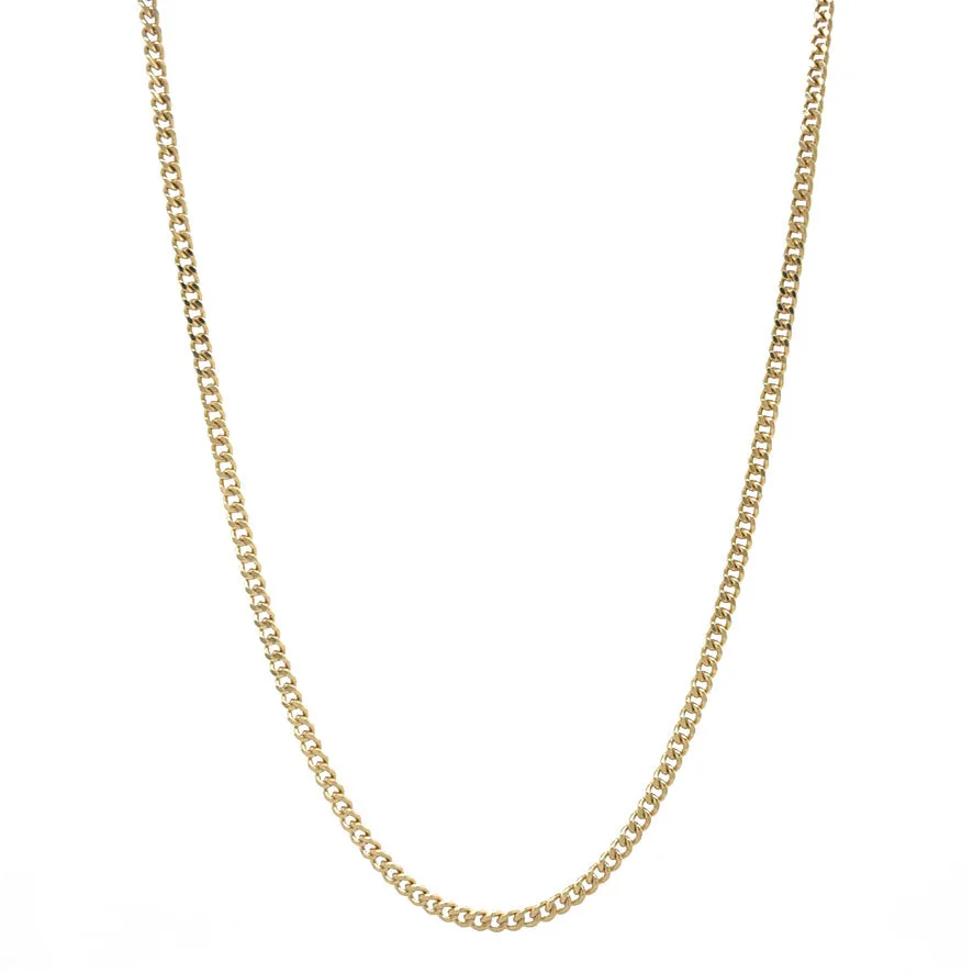 Vintage 14K Gold Curb Necklace