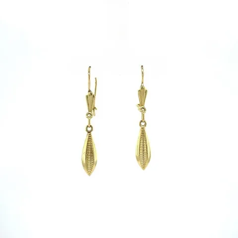 Vintage 14K Gold Fancy Drop Earrings