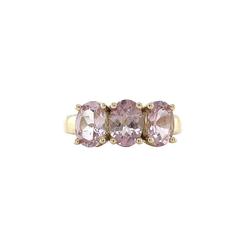 Vintage Marlene 14K Gold Ring, Pink Sakura
