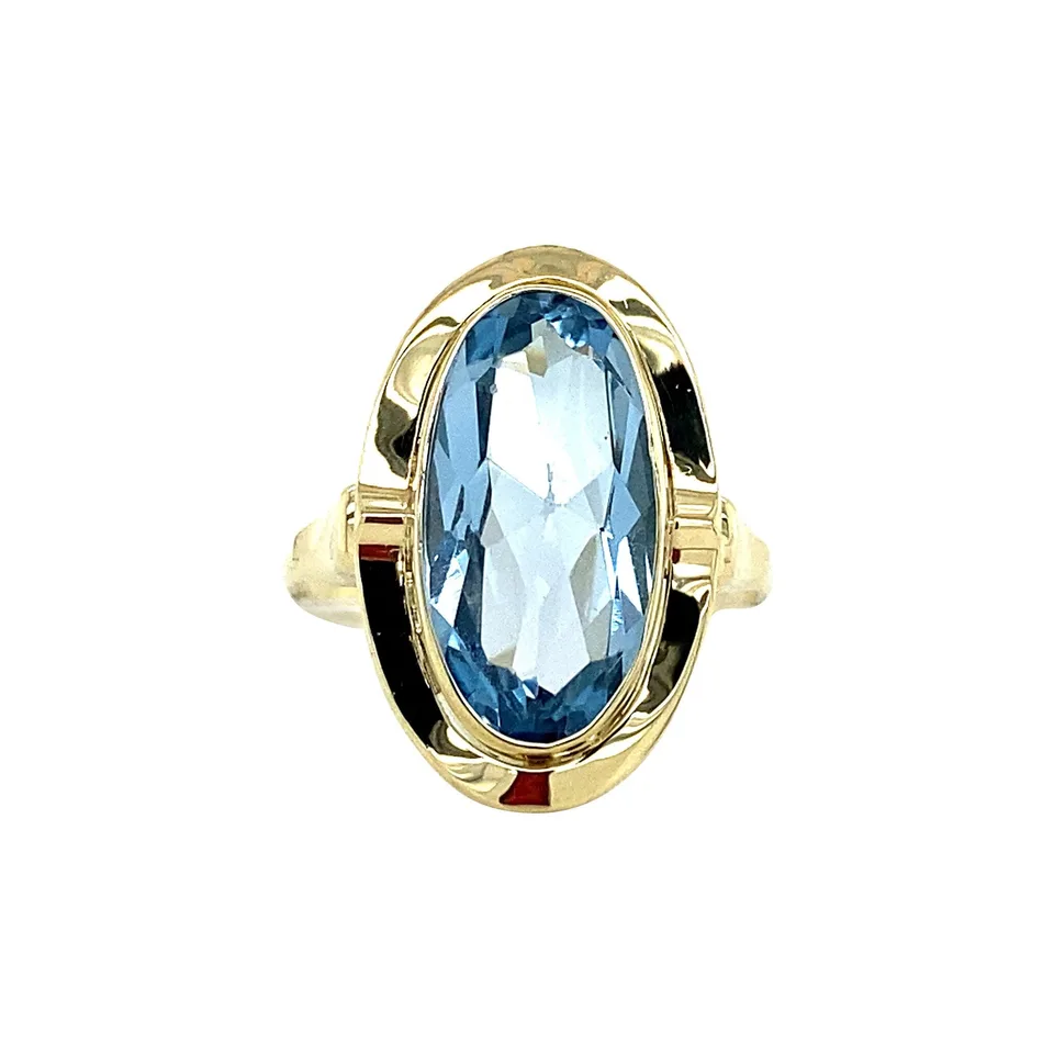 Vintage 14K Gold Ring with Spinel