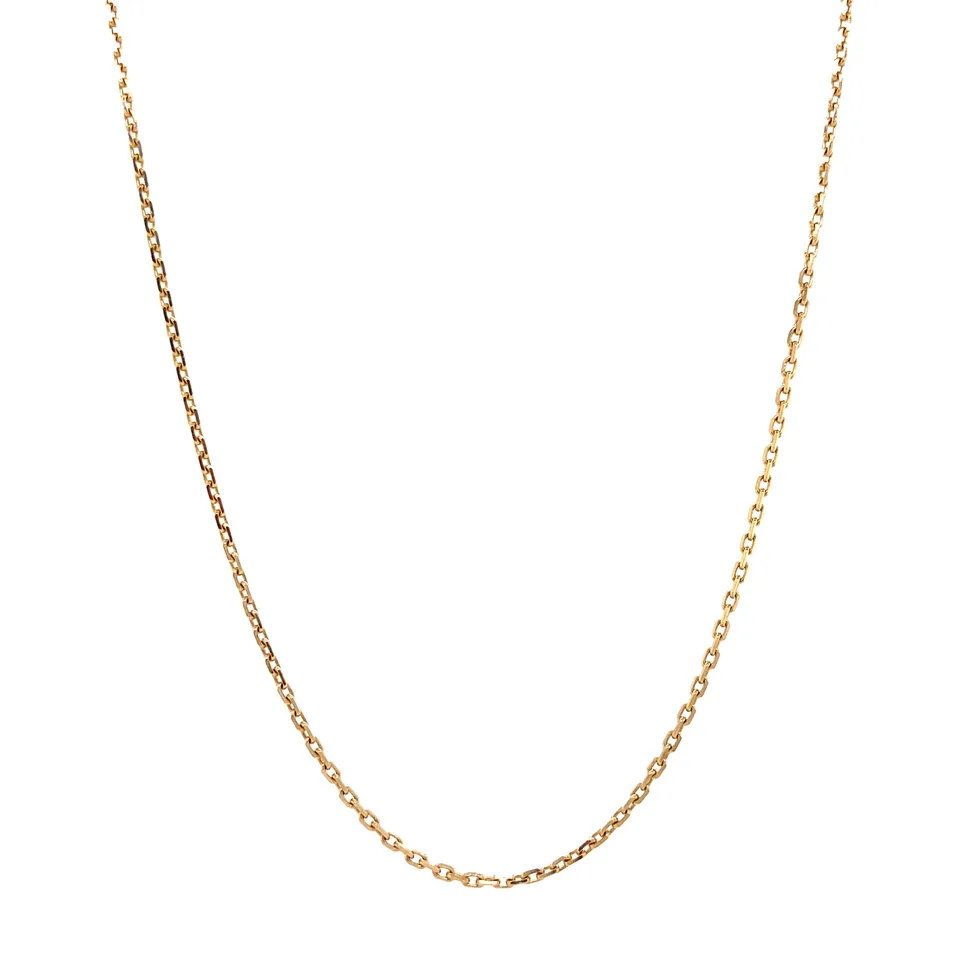 Vintage 14K Gold Necklace Anchor 43 cm