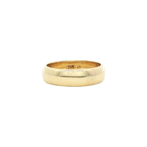 Vintage 14K Gold Smooth Ring