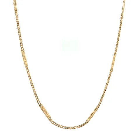 Vintage 14K Gold Fancy Necklace 47.5 cm