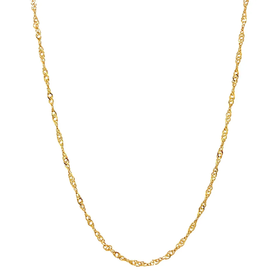Vintage 14K Gold Necklace Singapore 46.5 cm