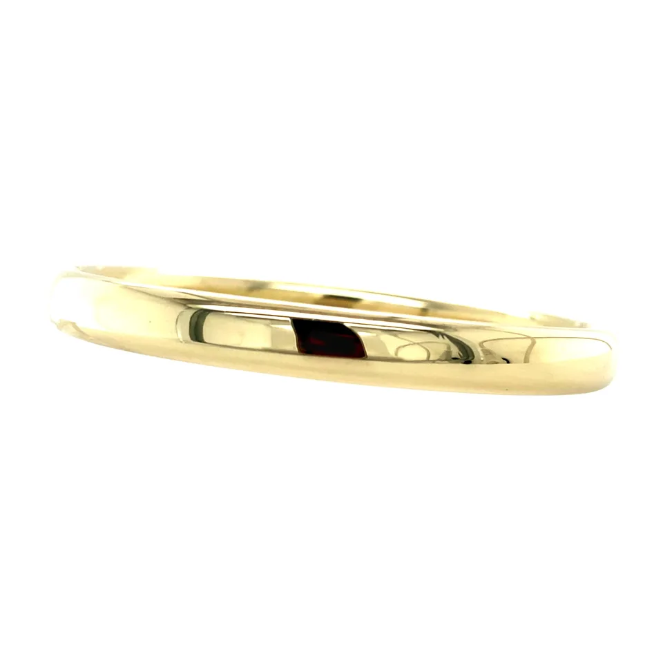 Vintage 14K Gold Smooth Bangle