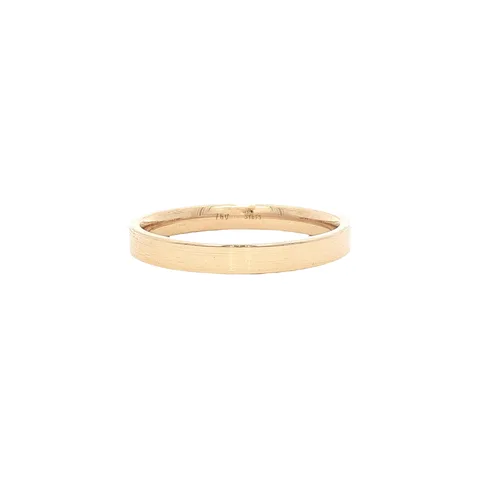 Vintage 18K Gold Smooth Ring