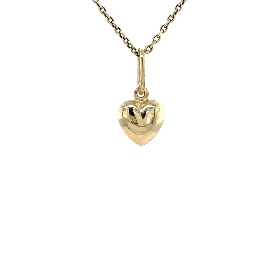 Vintage 14K Gold Heart Pendant