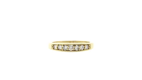 Vintage 14K Gold Ring with Diamond