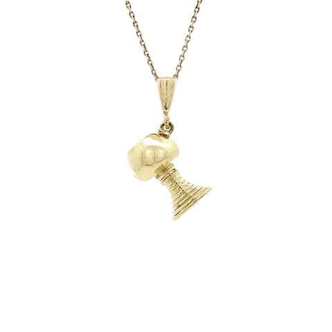 Vintage 14K Gold Chalice Pendant