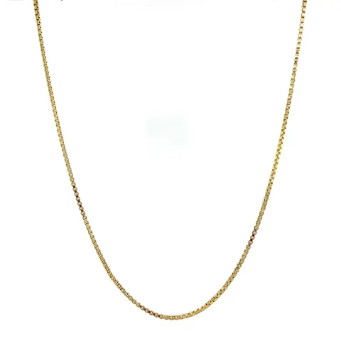 Vintage 14K Gold Long Necklace Venetian 38 cm