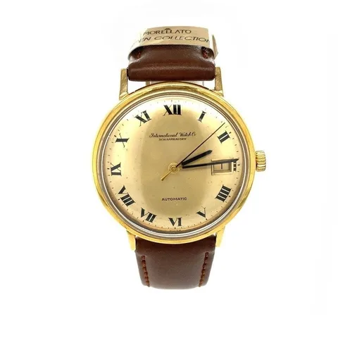 Vintage IWC Automatic Call 8541 18K Gold Watch