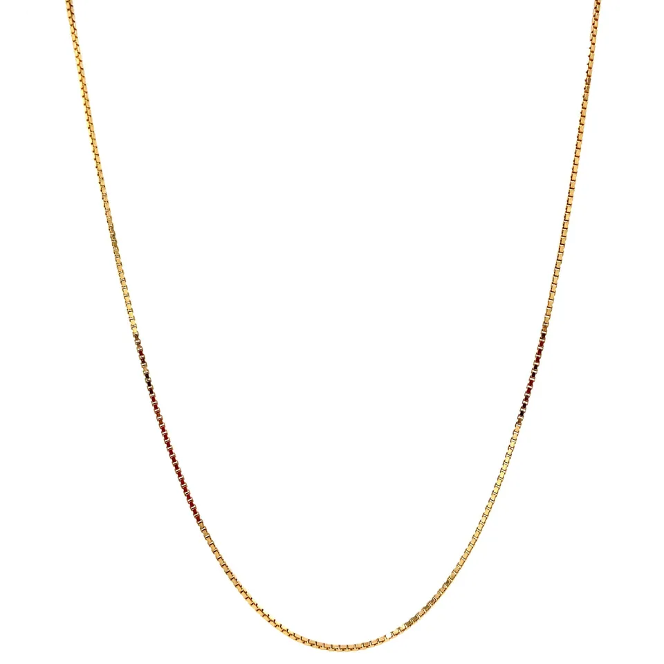 Vintage 14K Gold Venetian Long Necklace