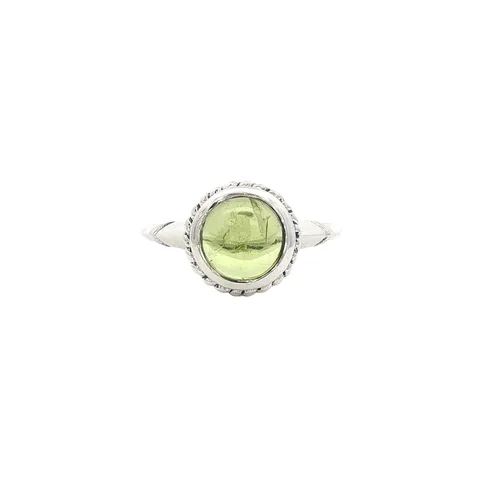 Vintage Sterling Silver Ring with Peridot