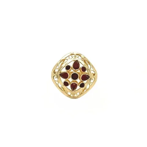 Vintage 14K Gold Ring with Garnet
