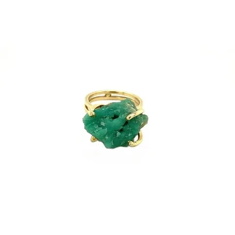 Vintage 14K Gold Ring with Zoisite